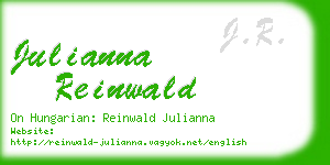 julianna reinwald business card